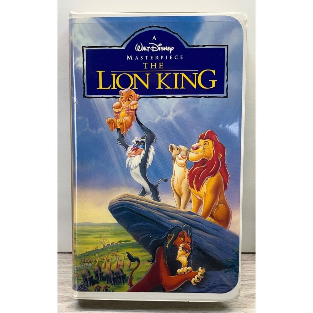 The Lion King VHS 1995 Disney Video Tape Masterpiece Kids Family Movie Clamshell - Picture 3 of 7